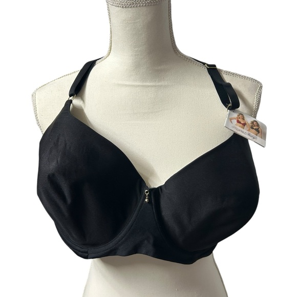 SMART & SEXY women’s 46D black underwire t shirt bra SA876X NWT - Picture 3 of 9
